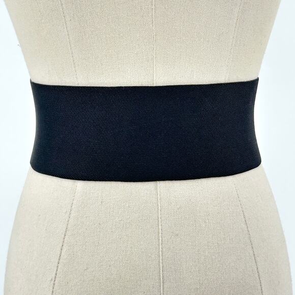 Vintage 80s Nan Lewis Leopard Pony Hair Genuine Leather Wide Belt - Picture 4 of 8